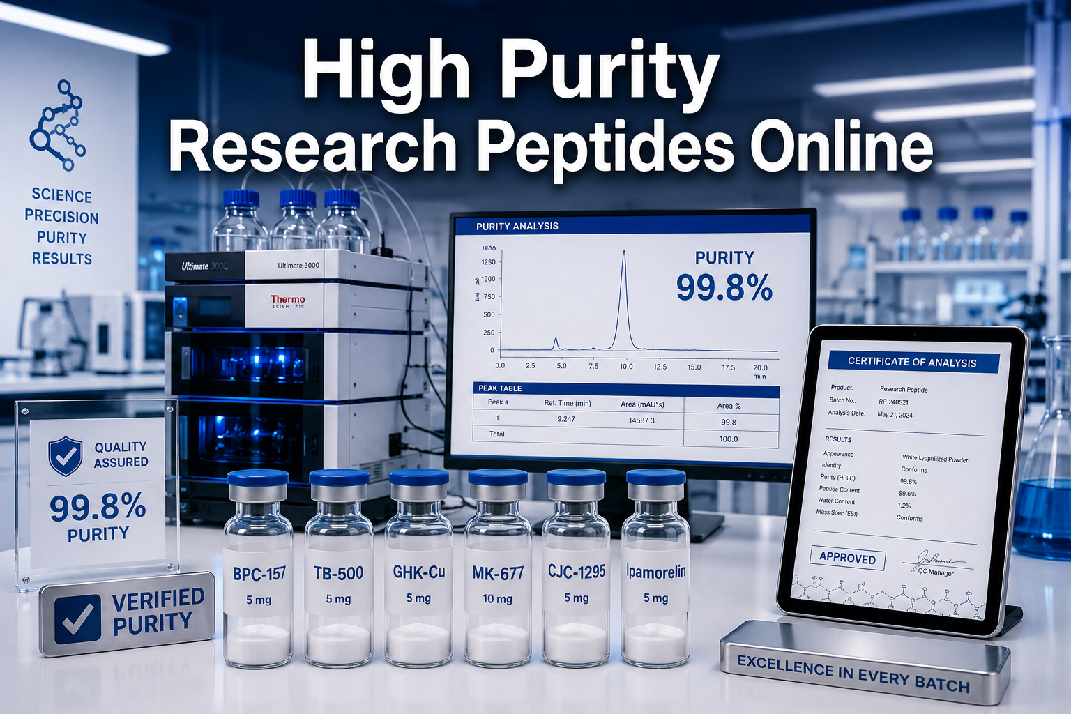 High purity research peptides online