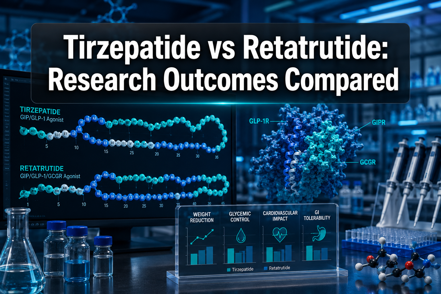 Tirzepatide vs retatrutide research outcomes