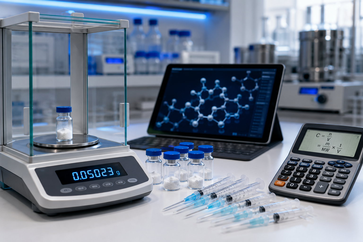How to calculate peptide dosage for research