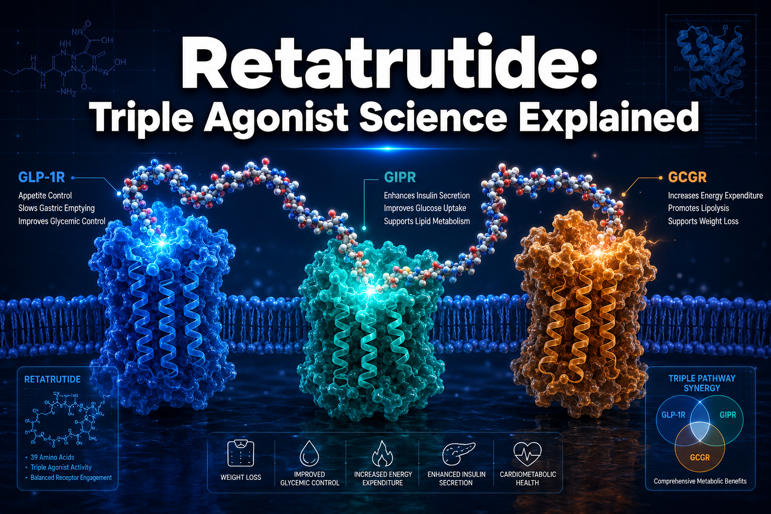 retatrutide mechanism glp-1 gip glucagon triple agonist Retatrutide: How the Triple Agonist Compares to Tirzepatide