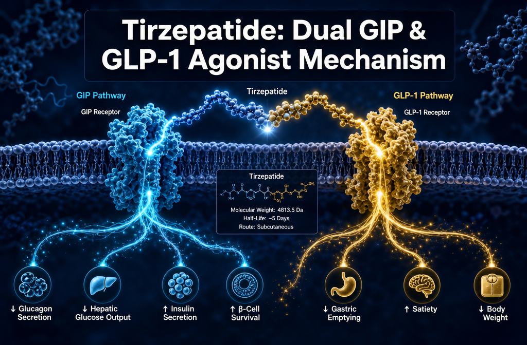 Tirzepatide dual GIP GLP-1 agonist mechanism
